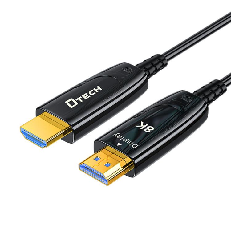 DTECH DT-HF8005 8K 60Hz HDMI 2.1 Fiber Optic Cable Dolby Atmos, EARC For PS5, Xbox, Home Theater, Gaming Monitor, 2m, 3m, 5m, 8m, 10m, 15m, 20m DTECH DT-HF8005 8K 60Hz HDMI 2.1 Fiber Optic Cable Dolby Atmos, EARC For PS5, Xbox, Home Theater, Gaming Monitor, 2m, 3m, 5m, 8m, 10m, 15m, 20m